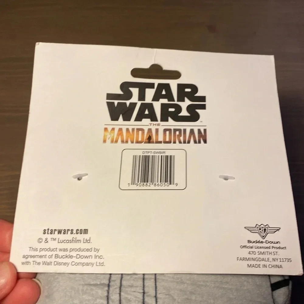 Star Wars The Mandalorian Plush Squeaky Dog Toy Mando Disney NWT